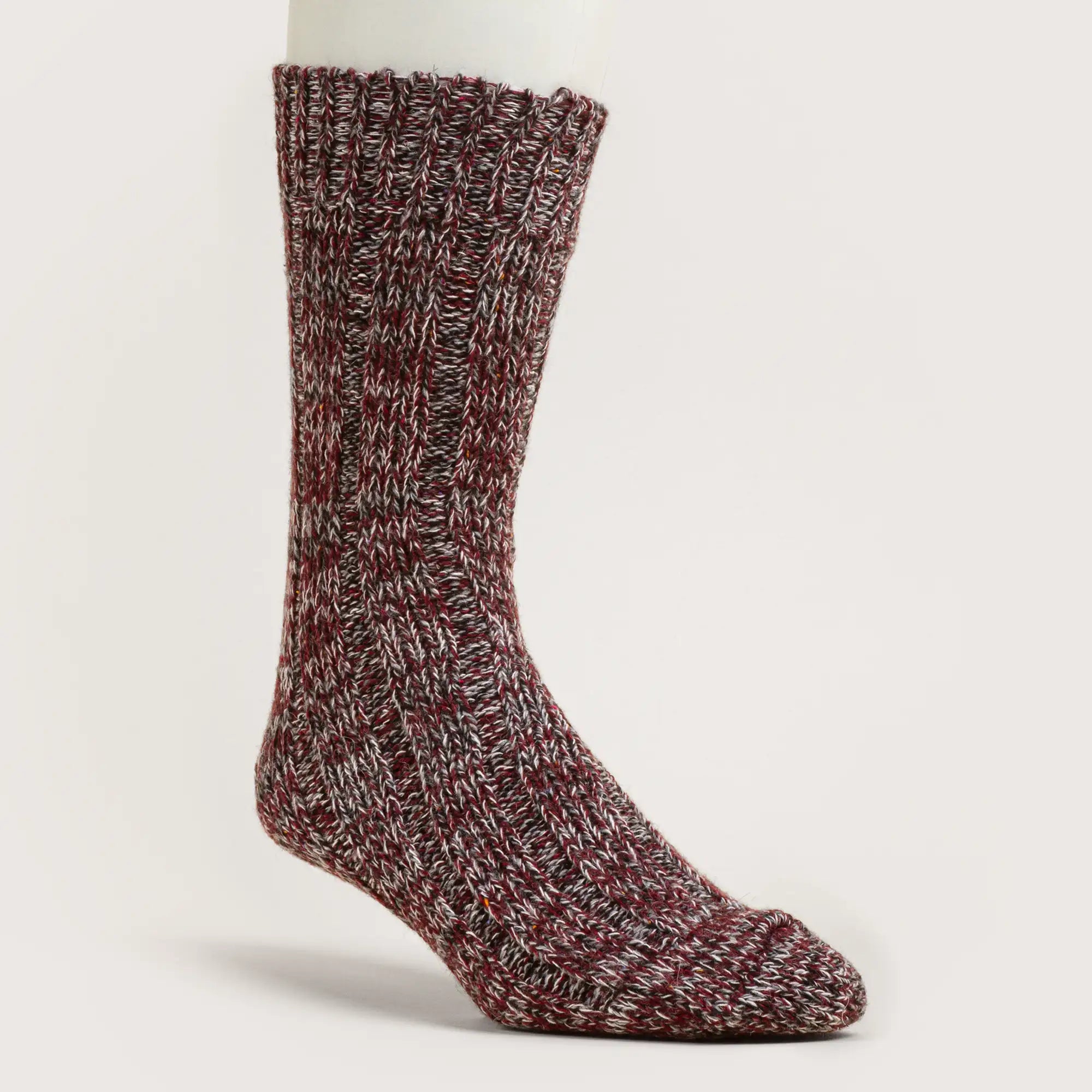 Men's Mix Color Sock - Cherry