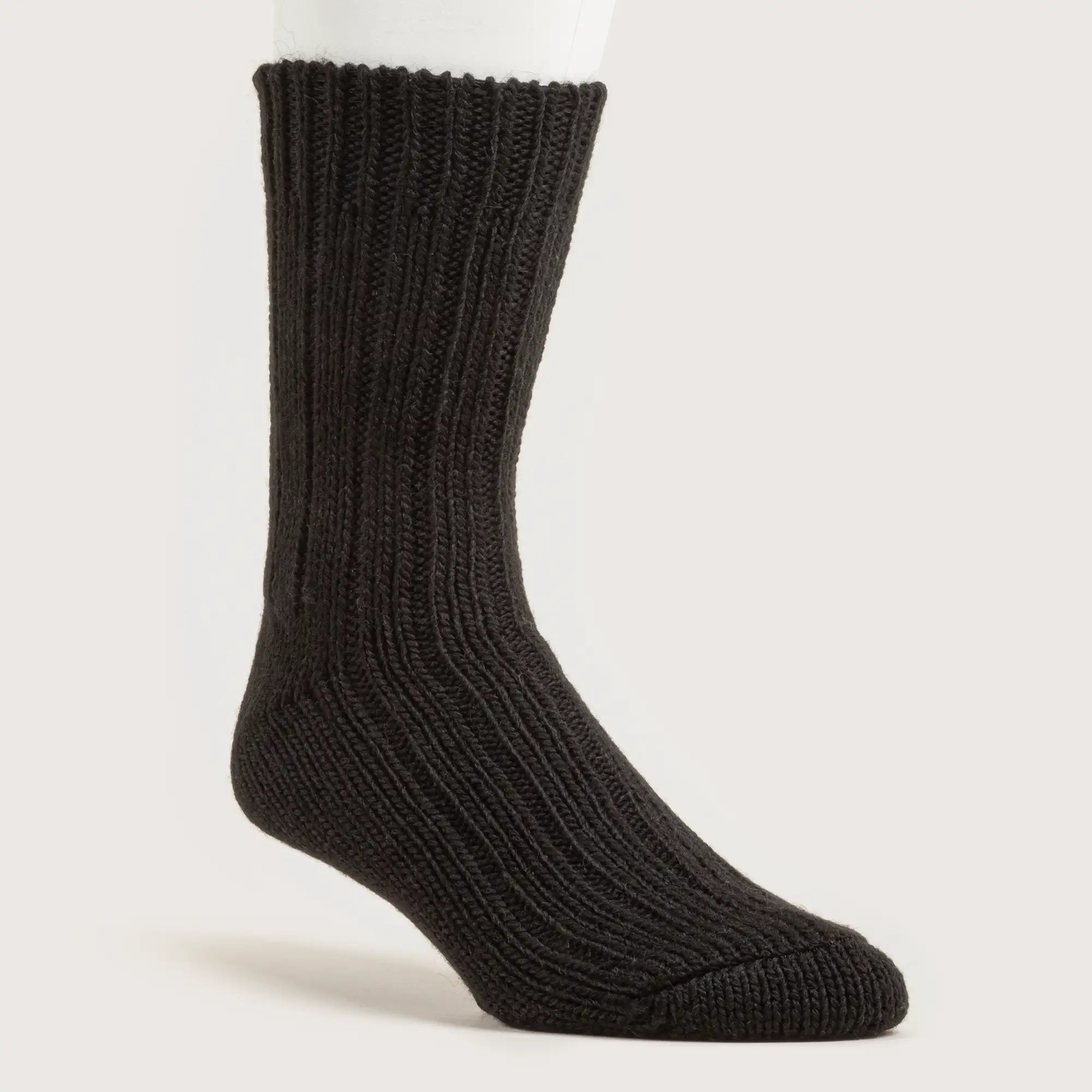 Men's Ribbed Sock - Black