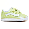 Toddlers Old Skool Velcro Glitter - Lemon