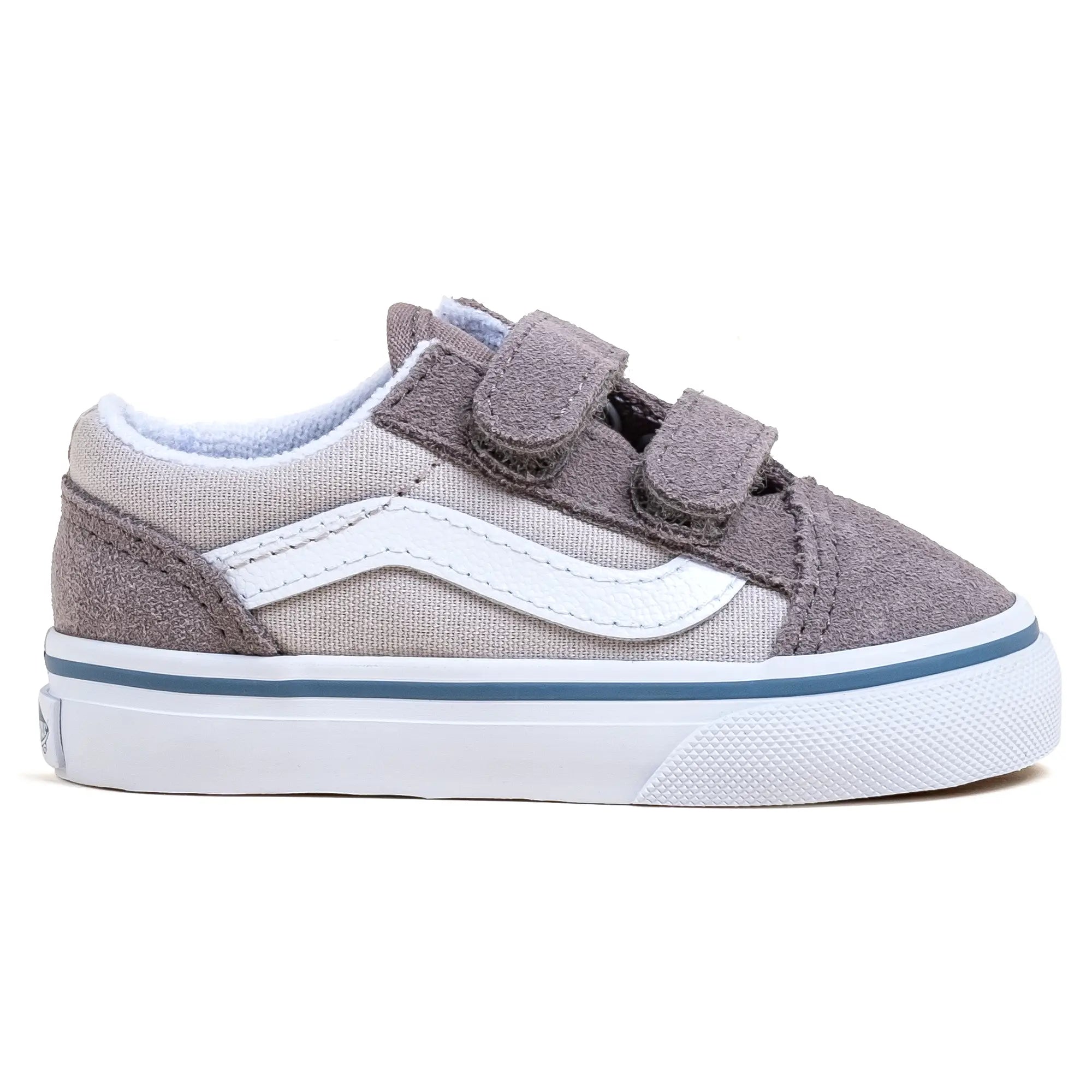 Toddlers Old Skool Velcro - Driftwood