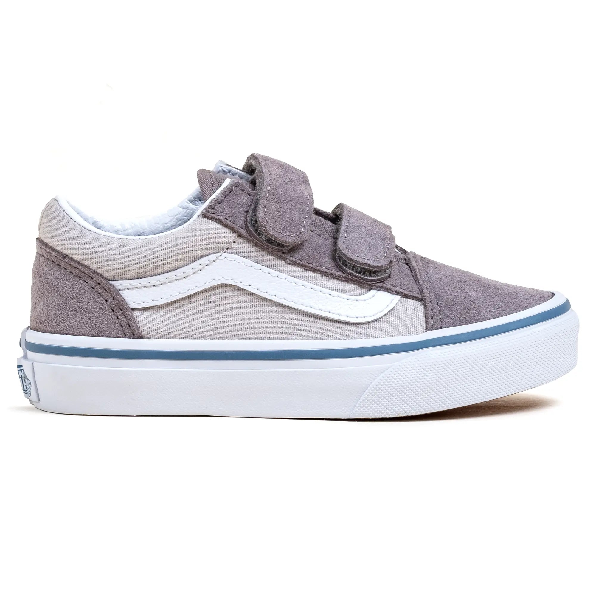 Kids Old Skool Velcro - Driftwood