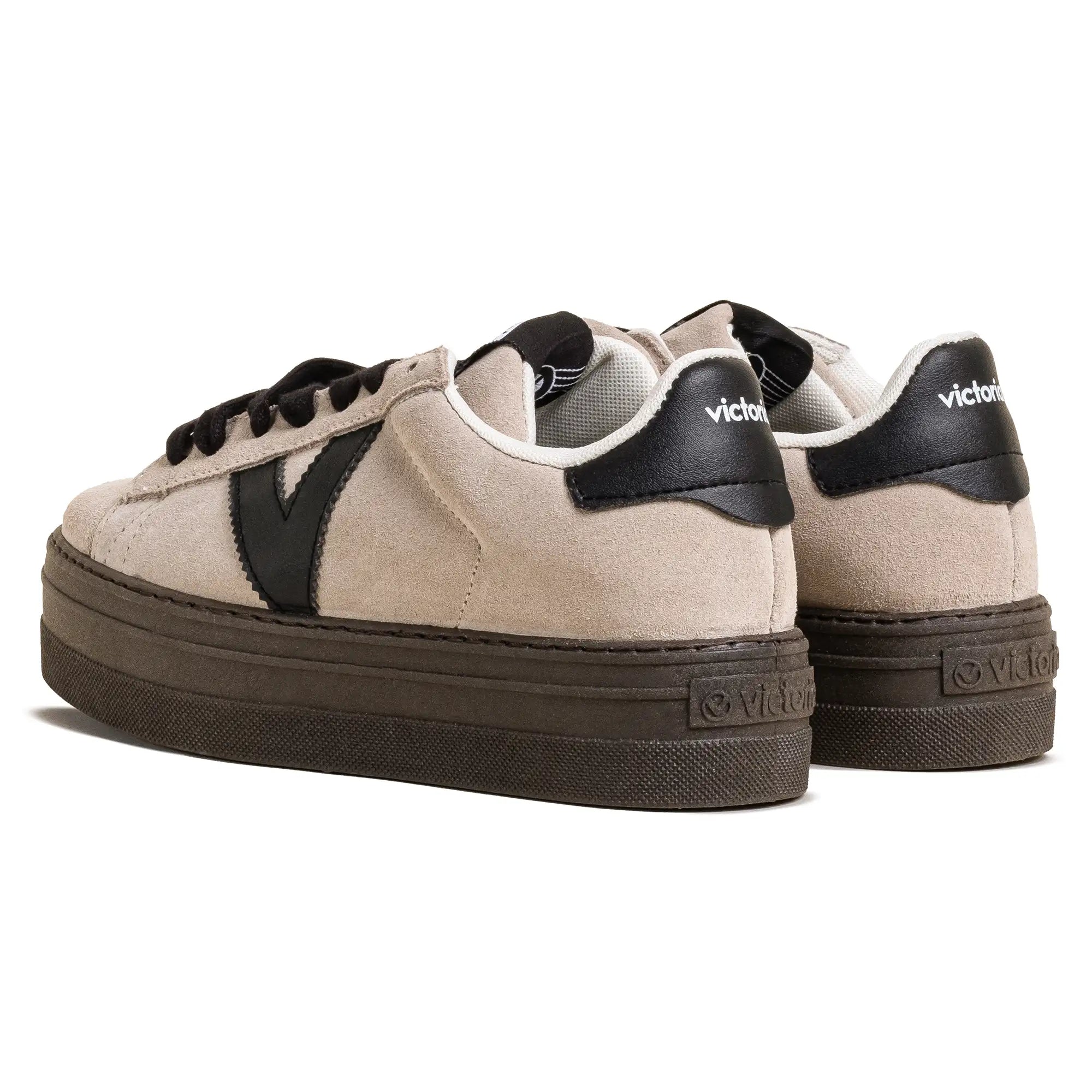 Women's Barcelona Platform - Black/Beige